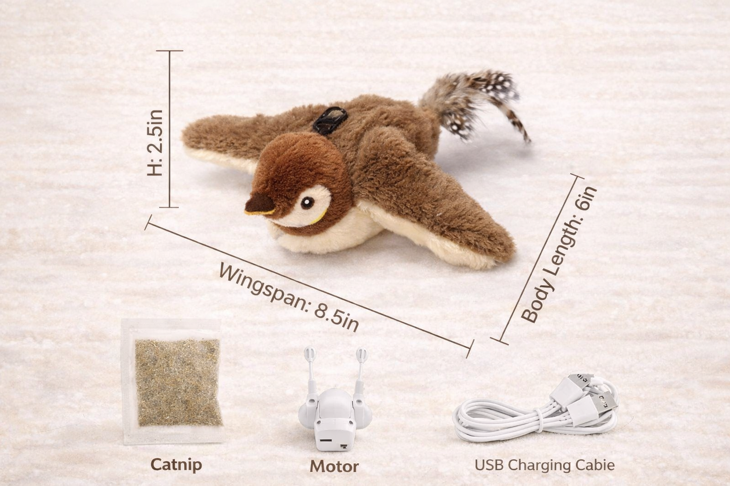 Whisker Playhouse™ Flapping Bird Cat Toy